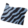 Black Leather Zebra Print State Oregon Sticker