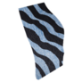 Black Leather Zebra Skin Print State Of Rhode Island Sticker