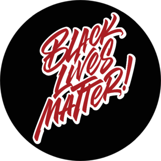 Black Lives Matter! Calligraphic Letters Sticker