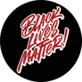 Black Lives Matter! Calligraphic Letters Sticker