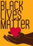 Black Lives Matter Hand With Heart Sticker