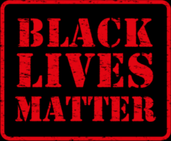 Black Lives Matter - Red Grunge Sticker