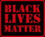 Black Lives Matter - Red Grunge Sticker