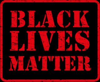 Black Lives Matter - Red Grunge Sticker