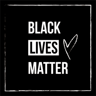 Black Lives Matter Square Sticker