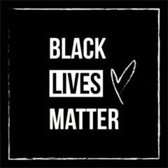 Black Lives Matter Square Sticker