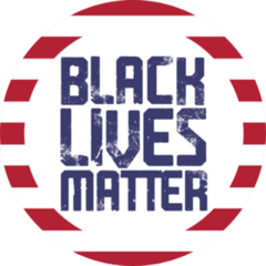 Black Lives Matter Text Vintage Sticker