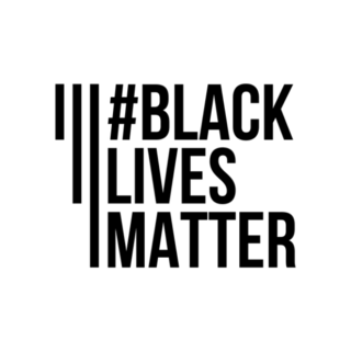Black Lives Matter Typography Transfer Sticker