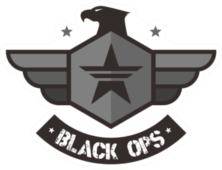 Black Ops Army Sticker