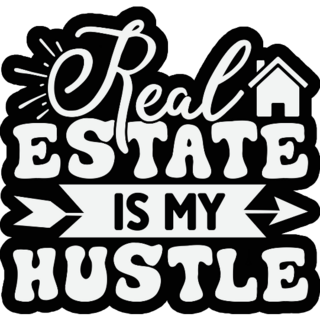 Black Real Estate Is My Hustle Sticker