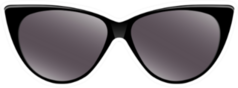 Black Sunglasses Sticker
