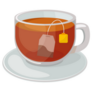 Black Tea And Tea Bag Sticker