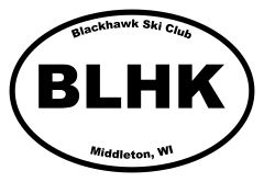 Blackhawk Ski Club Oval Sticker