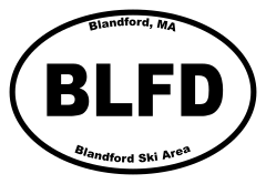 Blandford Ski Area Oval Sticker
