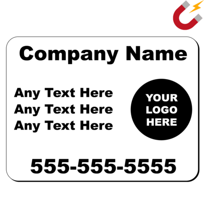 Example of a blank magnet template