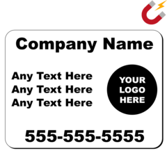 Example of a blank magnet template