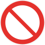 Blank No Sign Sticker