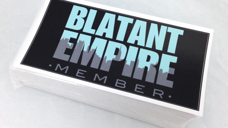 Blatant Empire Custom Rectangle Stickers