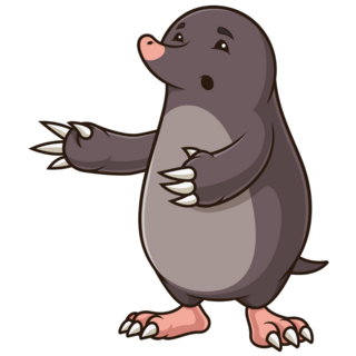 Blind Mole Sticker