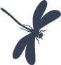 Blissful Dragonfly Sticker