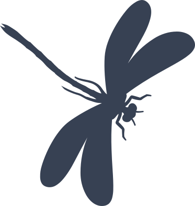 Blissful Dragonfly Sticker
