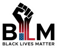 BLM Black Lives Matter Fist Illustration Sticker