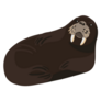 Blob Walrus Cartoon Sticker