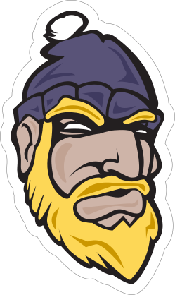 Blonde Lumberjack Mascot Sticker