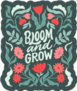 Bloom And Grow Hand-Lettering Sticker