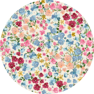 Blooming Midsummer Meadow Florist Pattern Sticker