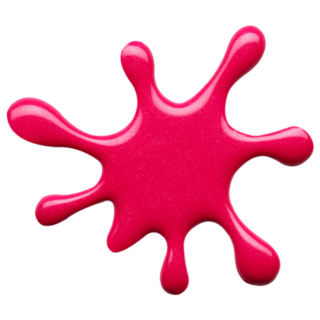 Blot Of Bright Pink Nail Polish Sticker