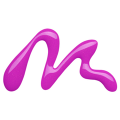 Blot Of Purple Nail Polish Sticker