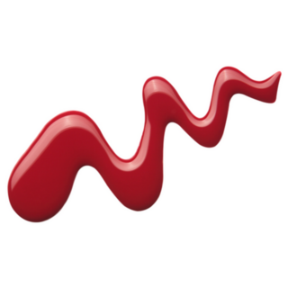 Blot Of Red Nail Polish Sticker