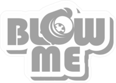 Blow Me Slogan With Turbo Icon JDM Sticker