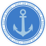 Blue Anchor Baby on Board Sticker
