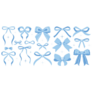 Blue Bow Sticker Sheet