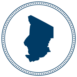 Blue Circle Dot Chad Sticker