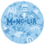 Blue Circle Mongolia Sticker