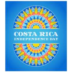 Blue Costa Rica Sticker