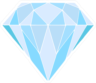 Blue Diamond Sticker