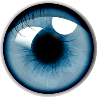 Blue Eye Up Close Sticker