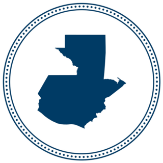 Blue Guatemala Dots Sticker