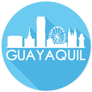 Blue Guayaquil, Ecuador Sticker