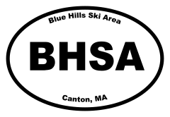 Blue Hills Ski Area Oval Sticker