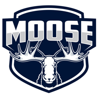 Blue Moose Emblem Sticker