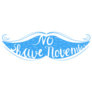Blue Mustache Sticker