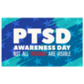 Blue National Ptsd Awareness Day Is On The 27th Of June Sticker