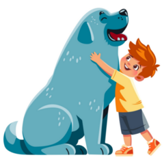 Blue Newfoundland Sticker