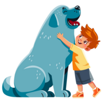 Blue Newfoundland Sticker