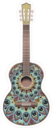 Blue Peacock Decorated Guitar Sticker